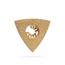 Полотно треугольное зачистное CARBIDE ВК8 Р60 80 мм с твердосплавной крошкой: клей, краска, раствор, кирпич, пенобетон ЗУБР StarQuick 15583-P60