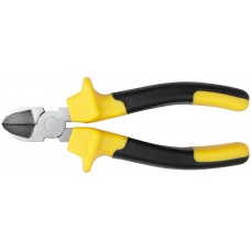 Бокорезы Старт, черно-желтые прорезиненные ручки, хром-никелевое покрытие 165 мм