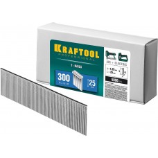 Гвозди тип 300 (47/J/F), 25 мм, калибр 18GA, 5000 шт KRAFTOOL 31785-25