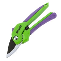 Секатор прямого реза, 210 мм, шестеренный привод, двухкомпонентные рукоятки, Palisad (60532)