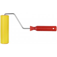 Валик прижимной резиновый, для обоев, желтый 150 мм (02977)