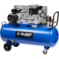 Компрессор масляный ременной 440 л/мин, 100 л, 2200 Вт ЗУБР Профессионал ЗКПМ-440-100-Р-2.2