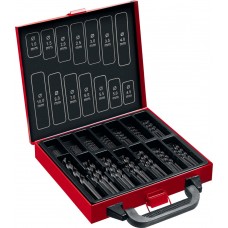 Набор сверл по металлу 99 шт (1-10 мм), сталь Р4М2, класс В, метал. бокс ЗУБР 29605-H99