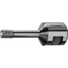 Коронка алмазная вакуумная АВК, d 6 мм, М14, 15 мм кромка ЗУБР Профессионал 29865-06-M14