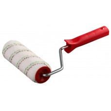 Малярный валик МИКРОТЕКС, 48 х 180 мм, бюгель 8 мм, ворс 9 мм, микроволокно, для средств защиты дерева ЗУБР 03541-18