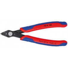 Бокорезы прецизионные Super Knips 125 мм, чернёные, для реза оптоволокна, 2-комп ручки Electronic KN-7861125