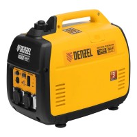 Генератор инверторный GT-2200iS, 2.2 кВт, 230 В, бак 4 л, закрытый корпус, ручной старт Denzel (94702)