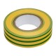 Изолента ПВХ, 19 мм х 20 м, желто-зеленая, 150 мкм Matrix (88783)