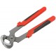 Клещи строительные Стандарт, пластиковые красно-черные ручки 200 мм