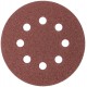 Круги шлифовальные с отверстиями (липучка), алюминий-оксидные, 125 мм, 5 шт. Р 36 (39781)