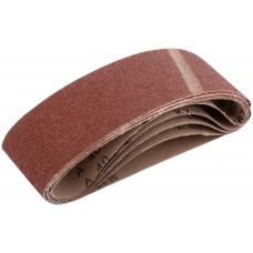 Ленты шлифовальные бесконечные, водостойкие, на тканевой основе, 5 шт., 75х533 мм Р 40 (39692)