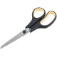 Ножницы бытовые нержавеющие, прорезиненные ручки, толщина лезвия 1,8 мм, 225 мм (67377)