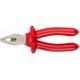 Плоскогубцы комбинированные Энергия,1000 В, никелир.покрытие, 2-х слойные изолированные ручки 200 мм (50765)