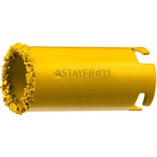 Коронка кольцевая 33 мм, L 55 мм, карбид вольфрама STAYER Professional 33345-33