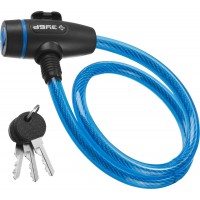 Замок тросовый 650 мм, d 10 мм, 3 ключа ЗУБР Профессионал 37261-65_z01