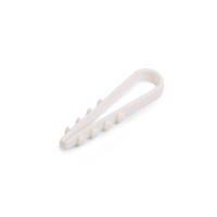 Дюбель-хомут ДХ 5–10 (бел) (100шт) (Fortisflex) (56866)