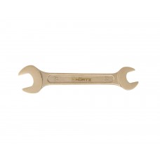 Ключ гаечный рожковый двусторонний 14х17 искробезопасный сплав AlCu, HORTZ