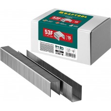 Скобы тип 53F (D/056), 16 мм, калибр 23GA, 5000 шт KRAFTOOL 31787-16