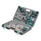 Набор инструментов, 1/2, 1/4, CrV, пластиковый кейс 76 предметов Stels