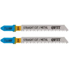 Полотна по металлу, Bimetal, фрезерованные, волнистые зубья, 76/51/2 мм (T118BF), 2 шт. (40919)