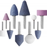 Набор абразивных минишарошек-насадок 10 предм., хвостовик d 3.2 / 6.0 мм STAYER 2989-H10