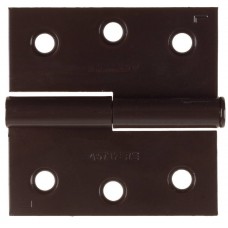 Петля карточная 75 x 75 x 2.4 мм, разъемная, левая, цвет коричневая STAYER 37613-75-3L