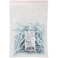 Винт с полуцилиндрич. головкой с полной резьбой оцинков. DIN 7985 5х45 100 шт Фасовка (27725-0)