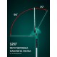ЗУБР 20 В, 460 мм, 1 АКБ LMS (4 Ач), кусторез аккумуляторный со штангой (КРАШ-2046-41)