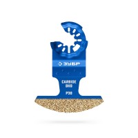 Полотно CARBIDE ВК8 Р30 70 x 2.8 мм с твердосплавной крошкой: керамика, кирпич, пенобетон ЗУБР StarQuick 15580-70-2.8