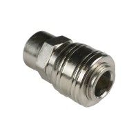 Адаптер-соединитель пневматический резьба F1/4” на быстросъём F1/4” BERGER BG1404