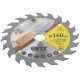 Диск пильный для циркулярных пил по дереву 160 х 20/16 х 20T (37727)