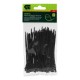 Хомуты, 100 x 2.5 мм, пластиковые, черные, 100 шт Сибртех (45540)
