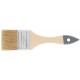 Кисть флейцевая Лайт, натур. cветлая щетина, деревянная ручка 2 (50 мм) (00805)