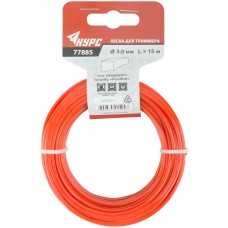 Леска для садовых триммеров Квадрат 3,0 мм х 15 м (77885)