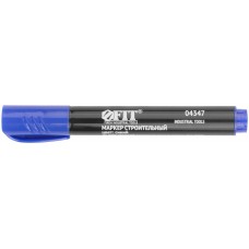 Маркер строительный перманентный, синий (04347)