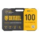 Набор инструментов, 1/2, 1/4, CrV, S2, пластиковый кейс, 100 предметов Denzel