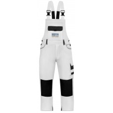 Полукомбинезон рабочий Master Color, белый, 8 карманов, размер L (30-8032)