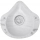 Полумаска фильтрующая, FFP1, формованная, 4-х слойная, угольный фильтр, с клапаном (12306)