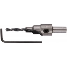 Сверло с зенкером для мебельных стяжек 4 мм/зенкер 6,5 мм (для стяжки 5х50) (36429)