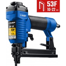 Степлер пневматический для скоб 20Ga тип 53F (10-22 мм) ЗУБР Профессионал 53F-22 31935