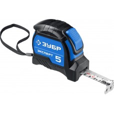 Рулетка с автостопом 5 м х 19 мм Профессионал ЗУБР ЭКСПЕРТ 34057-05-19
