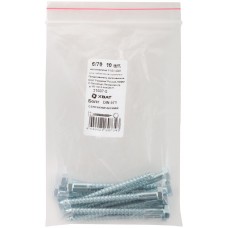 Болт сантехнический 6х70 мм DIN 571, 10 шт 31607-0