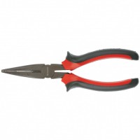 Длинногубцы прямые Black Nickel, 180 мм, двухкомпонентные рукоятки Matrix (17160)