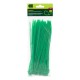Хомуты, 200 x 3.6 мм, пластиковые, зеленые, 100 шт Сибртех (45512)
