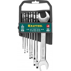Набор ключей гаечных рожковых 8 - 24 мм, 8 шт KRAFTOOL 27033-H8C