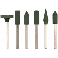 Насадки резиновые полировальные мелкой зернистости, набор 6 шт. (36923)