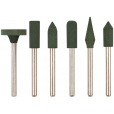 Насадки резиновые полировальные мелкой зернистости, набор 6 шт. (36923)