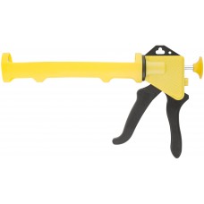 Пистолет для герметика 225 мм полукорпусной, полипропиленовый корпус (14238)