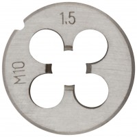 Плашка метрическая, легированная сталь М10х1,5 мм (70828)