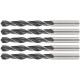 Сверла по металлу HSS черненые 11,0x142 мм (5 шт.) (33602)